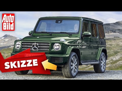 Mercedes G-Klasse Facelift (2022) | Mercedes frischt die G-Klasse auf | Skizze