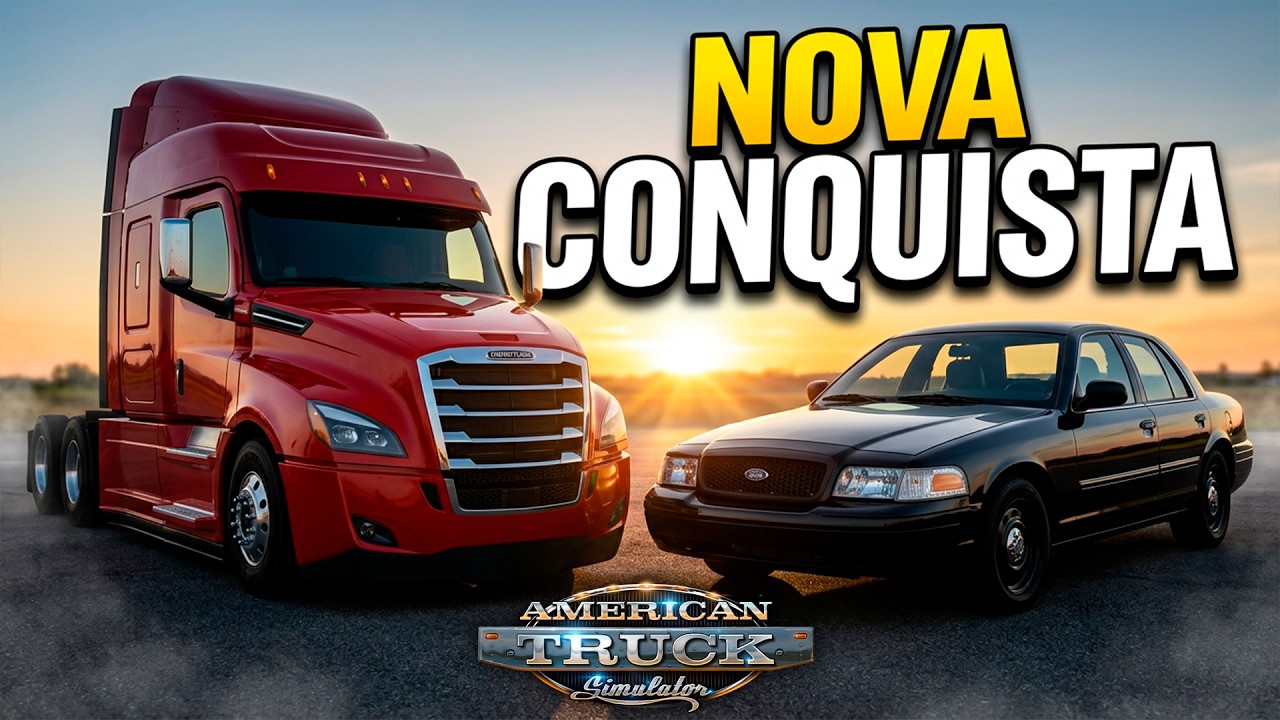Trabalhei de CAMINHÃO até comprar um CARRO! - American Truck Simulator