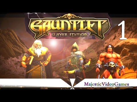 ☆Gauntlet: Slayer Edition Gameplay Walkthrough Part 1 - Tombs of the Risen - I’m the Warrior!☆