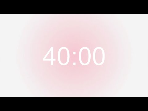 pink aura 40 minute timer (countdown)