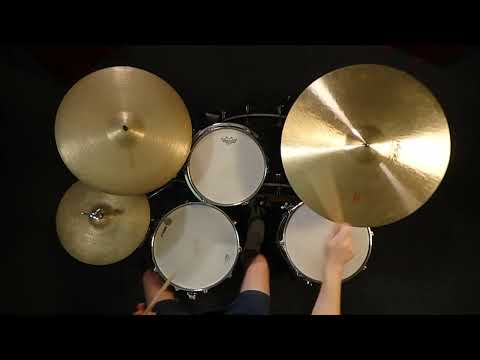 Used Paiste Formula 602 Thin Crash Cymbal 22" 2475 grams image 4