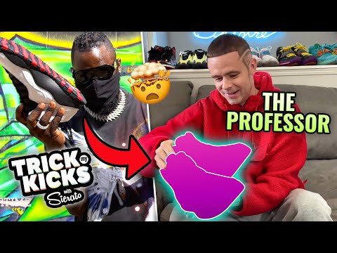 The Professor Gets NEVER BEFORE SEEN Customs From #1 Sneaker Artist! Does ANKLE BREAKERS In Em 🔥