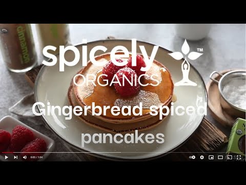 Spicely Organics Gingerbread Spiced Pancakes
