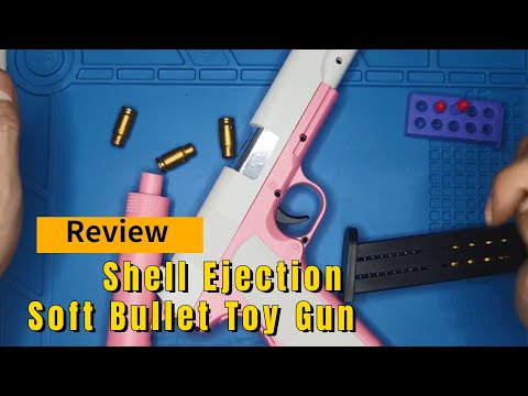 Glock M1911 Shell Ejection Soft Bullet Toy Gun Review