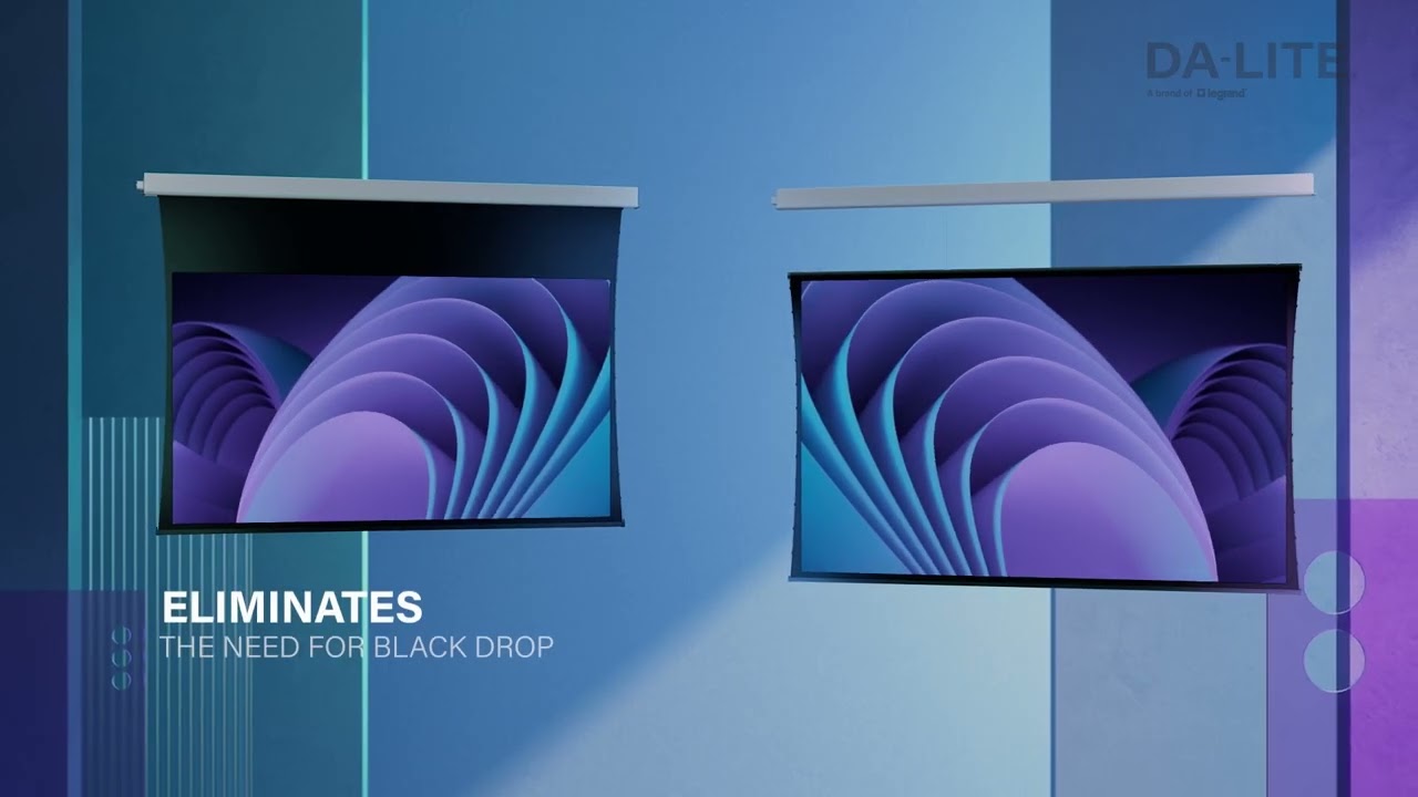 DA-LITE Tensioned Advantage and Advantage with SightLine