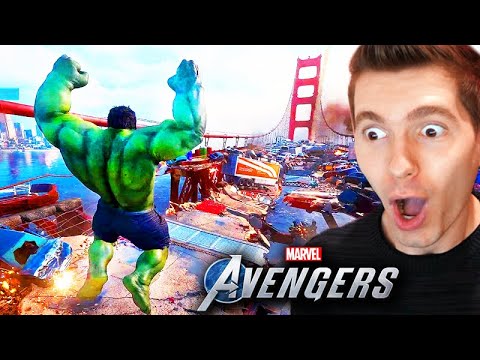 O INICIO DO JOGO dos AVENGERS!!! (JOGUEI com o HULK) - Gameplay PS4 PRO