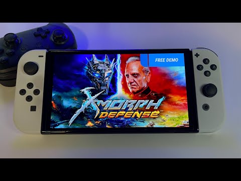 X-Morph: Defense - REVIEW | Switch OLED handheld gameplay