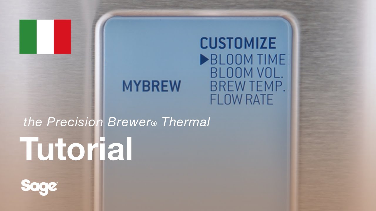 Tutorial Guida al caffè Breville - Personalizzazione con l'impostazione My Brew