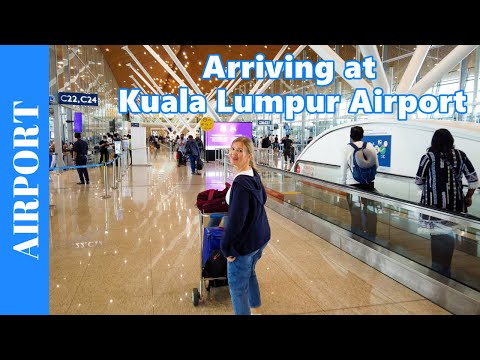 Arriving at Kuala Lumpur Airport 🇲🇾 International Arrivals Procedure at KLIA International Airport