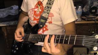 Rudimentary Peni - Zero Again (guitar cover)