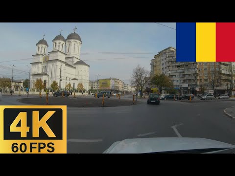 Driving in Focșani 4K