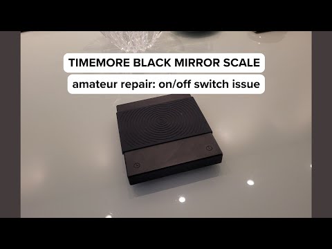 Timemore Black Mirror Scale: On/Off Switch Issue (Reparo de Botão/Como Abrir)