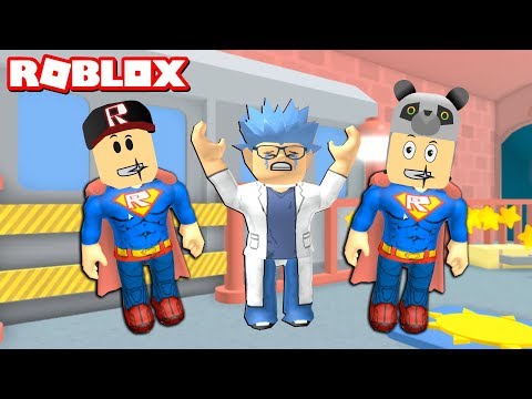 Süper Kahramanlar Kötü Doktoru Durdurabilecek Mi? - Panda ile Roblox Super Hero Adventure Obby!