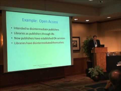 Minimalism: Disintermediation of Libraries and Publishers, Joseph Esposito