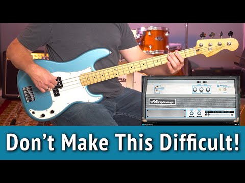 Easiest Way to Record Bass in Your Home Studio