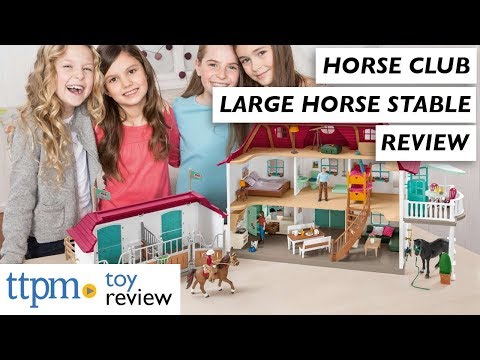 Horse Club Large Horse Stable with House and Stable from Schleich