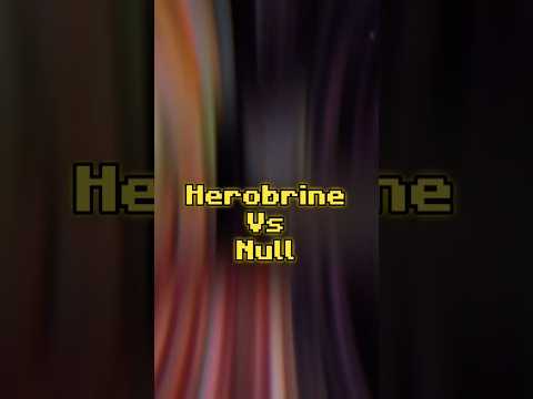 Herobrine vs Null: EPIC Minecraft Showdown