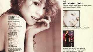 MARIAH CAREY - NEVER FORGET YOU
