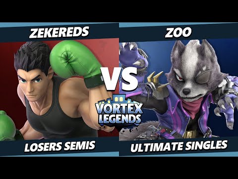 VL 37 Losers Semis - ZekeReds (Little Mac) Vs. Zoo (Wolf) SSBU Ultimate Tournament