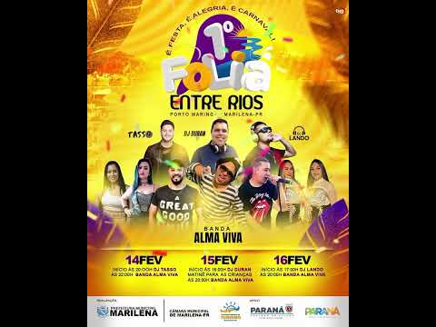 1º Folia Entre os Rios no Porto Maringá! - Marilena - PR #show #serturparana