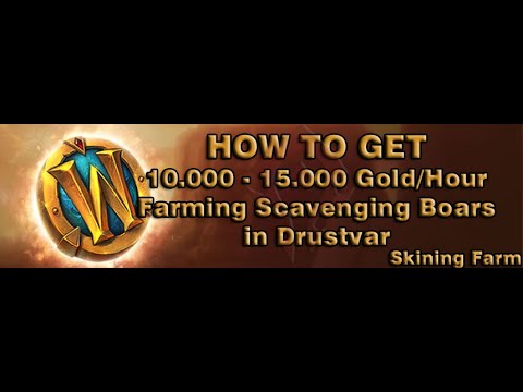 [WOW BFA GOLD FARM 8.3] - 10000-15000 Gold/Hour Farming Scavenging Boars in Drustvar