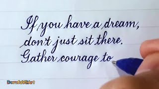 Neat and Clean Calligraphy Handwriting | Simple and Beautiful English Handwriting | Writing Quotes