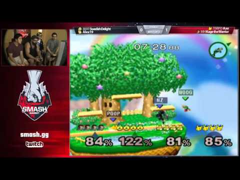 Swedish/Alex19 vs Axe/Kage - Doubles LB - Smash Summit