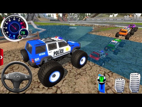 Police Monster Truck Impossible Stunts #3 - Car Extreme Racing Android Gameplay