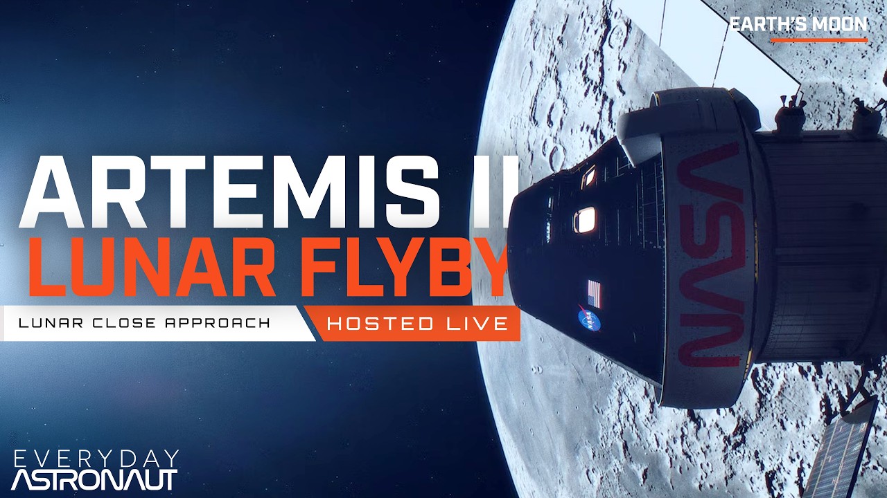 Watch Humans Fly Around The Moon! #artemis2