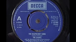 The Goons 'The Raspberry song' 1978 45 rpm
