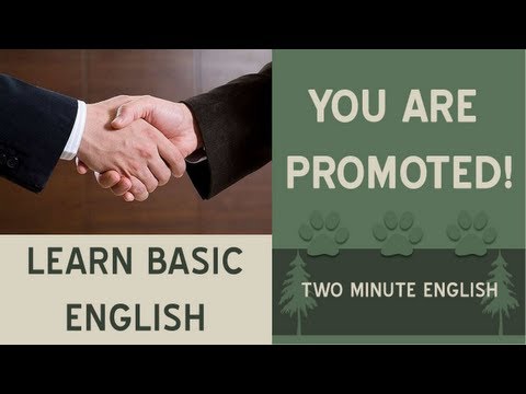 You are Promoted! - Learn Business English Conversation