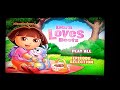 Dora The Explorer Dora Loves Boots 2011 DVD Menu Walkthrough