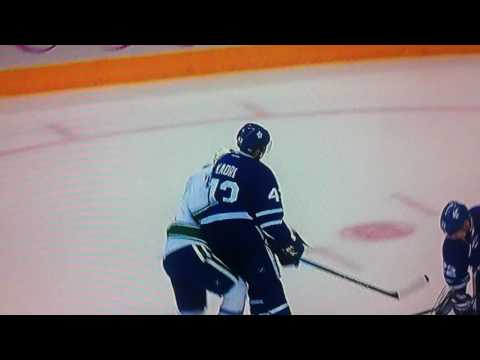 KADRI HIT ON DANIEL SEDIN