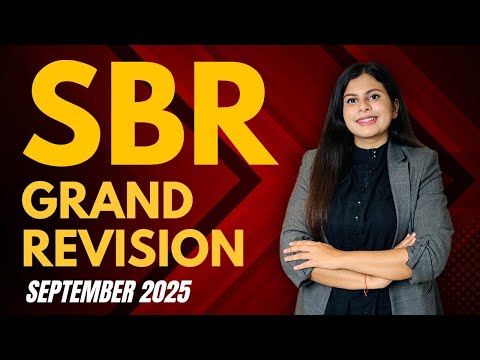 ACCA Strategic Business Reporting (SBR) Grand Revision September 2025 