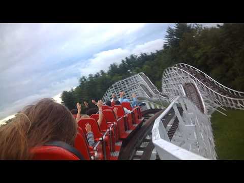 Back row point of view footage of Yankee Cannonball