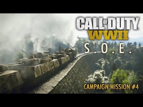 COD WW2 S.O.E. Campaign Secrets Revealed Walkthrough Gameplay Part 4 - S.O.E. - Campaign Mission 4