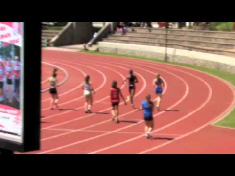 Final dos 75m Rasos Feminino do Estadual Mirim RS de Atletismo 2012