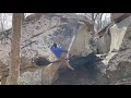 The Green Machine (V4) - Tennessee Bouldering: Stone Fort (Little Rock City)