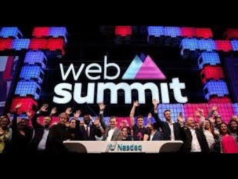 Juan Branco au Centre stage du Web Summit 2019 (20.000 places), au Portugal.