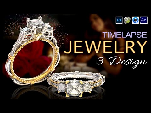 Wedding ring / Modeling timelapse / Aleksandr platonychev