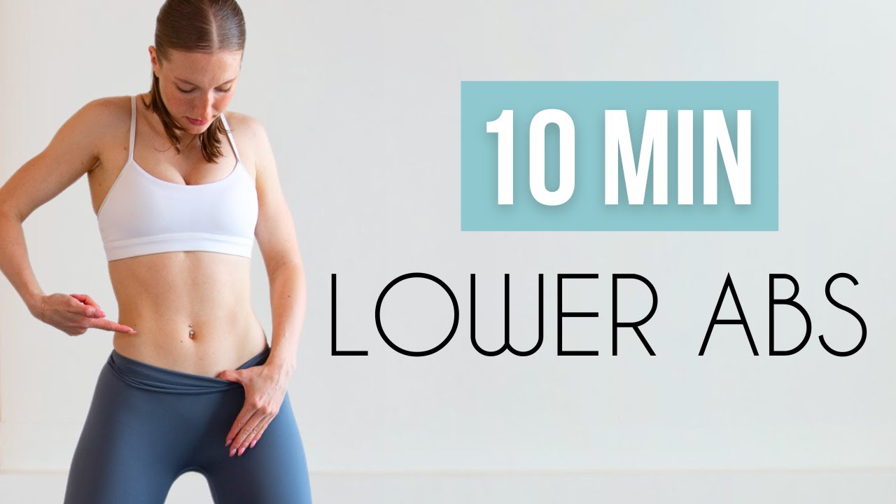 10 MIN LOWER ABS WORKOUT - No Equipment, Lower Belly Burn - YouTube