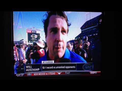 Will Muschamp Post Game Texas A&M