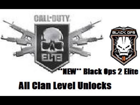 **NEW** Black Ops 2 Elite All Clan Level Unlocks