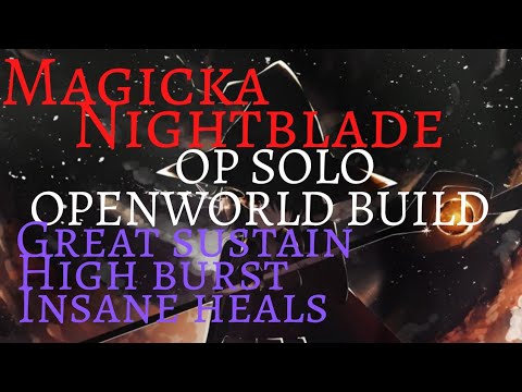 ESO PvP Meta Magicka Nightblade Solo Openworld Build Guide