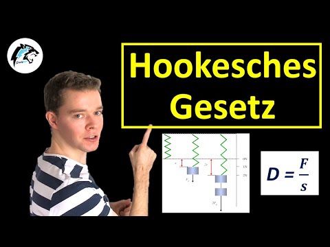 Hookesches Gesetz (D = F/s) + Übungsaufgabe | Physik Tutorial