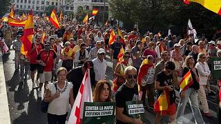 La segunda Marcha por la Dignidad recorre Madrid con apoyo de PP y Vox en plena crisis de Ceuta
