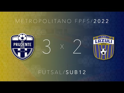 Lazuli 2 x 3 AD Prudente - Metropolitano FPFS - sub12 - 24/04/2022