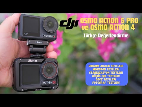 Dji Osmo Action 5 pro ve Osmo Action 4 Karşılaştırması