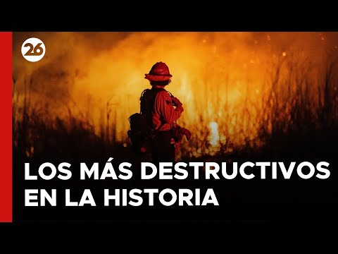 INCENDIOS EN CALIFORNIA | Se movilizaron más de 15.000 bomberos y 1.900 equipos de extinción
