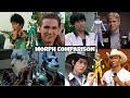 Power Rangers Vs Super Sentai 6th Ranger Morph Comparison